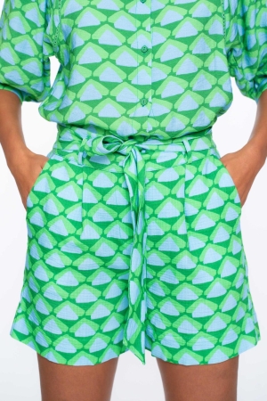 Geisha Short 000530 Green/blue