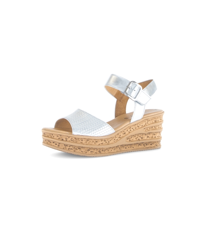 Gabor Treccia Lame/Met. 61 silber