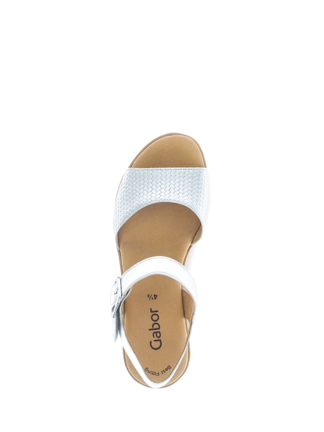 Gabor Treccia Lame/Met. 61 silber