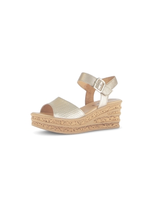 Gabor Treccia Lame/Met. 63 champagner