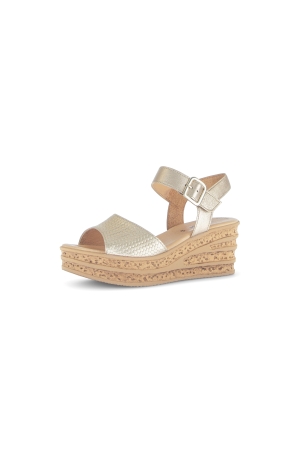 Gabor Treccia Lame/Met. 63 champagner