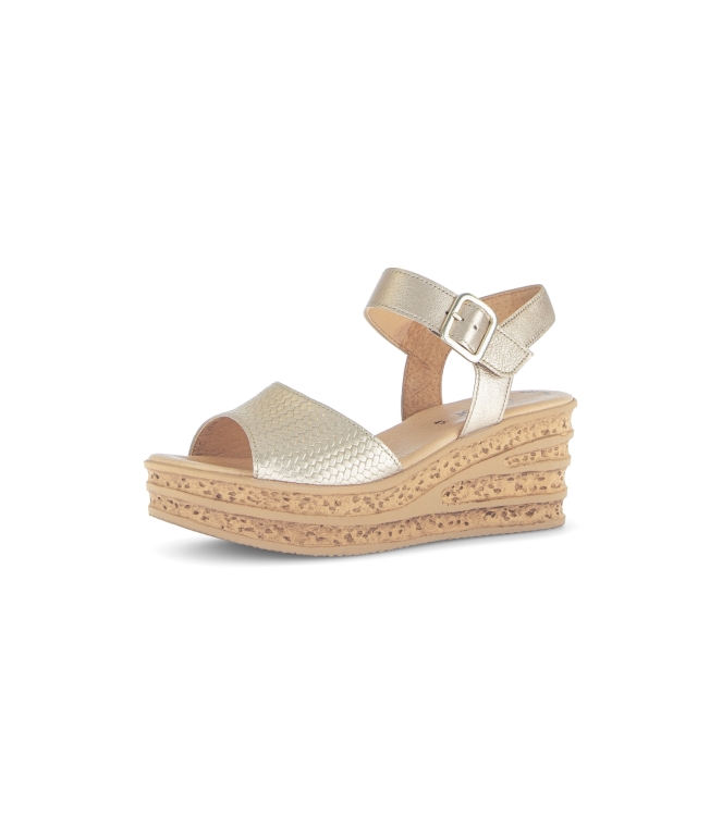 Gabor Treccia Lame/Met. 63 champagner