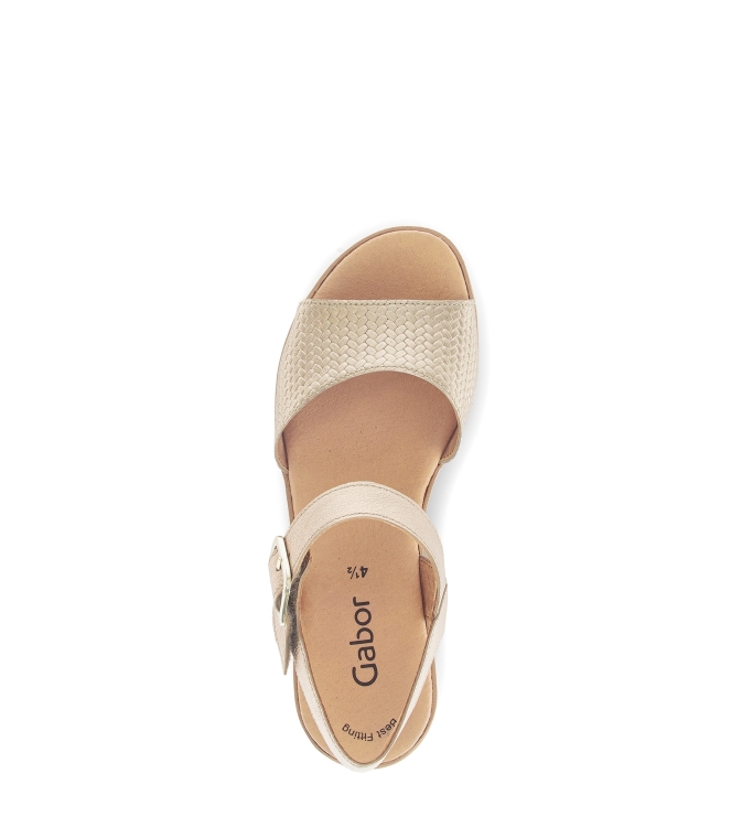 Gabor Treccia Lame/Met. 63 champagner
