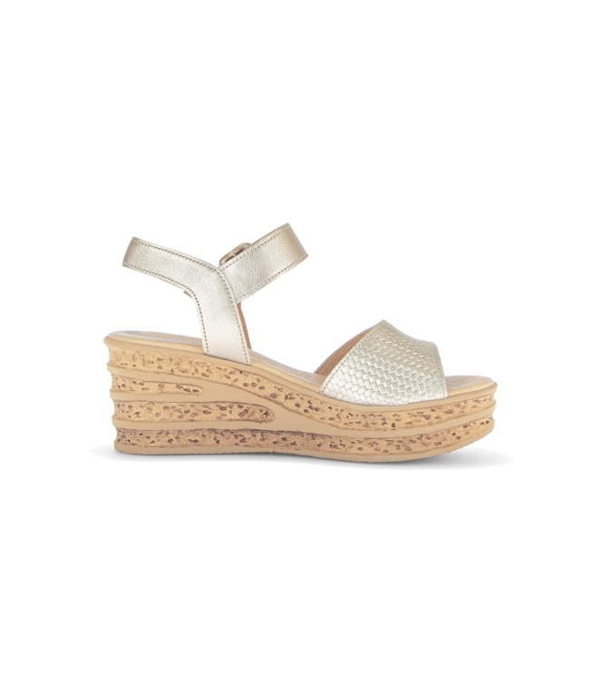 Gabor Treccia Lame/Met. 63 champagner