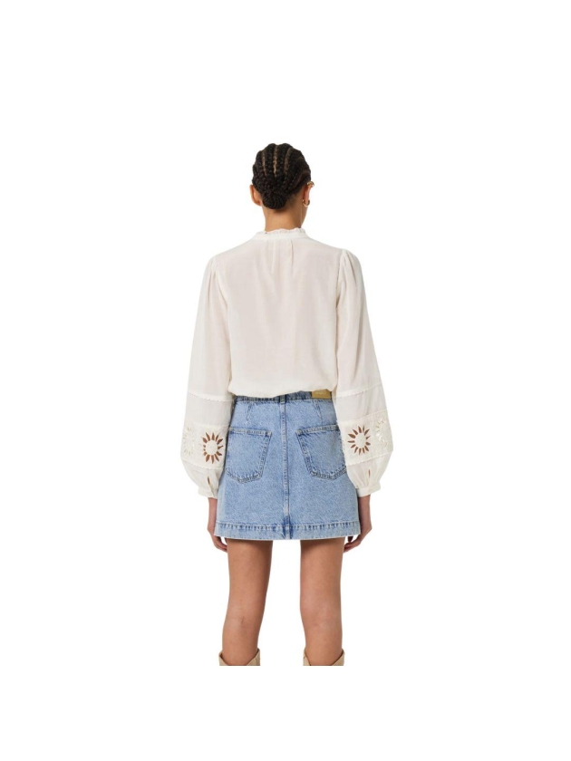 Fabienne Chapot Joplin Blouse 1009 Cosy White