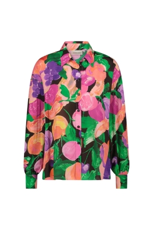 Fabienne Chapot Anouk Blouse 0147 Razzy Pink/Green App