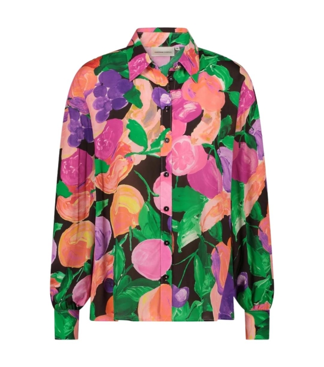 Fabienne Chapot Anouk Blouse 0147 Razzy Pink/Green App