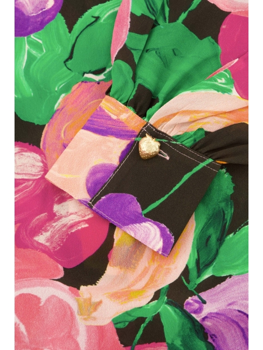 Fabienne Chapot Anouk Blouse 0147 Razzy Pink/Green App
