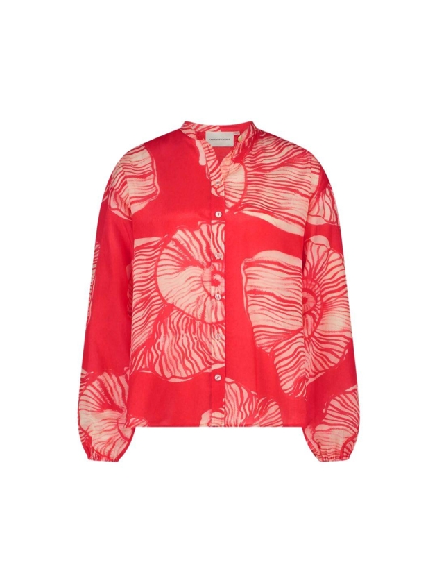 Fabienne Chapot Lente Blouse 0134 Warm White/Tropical