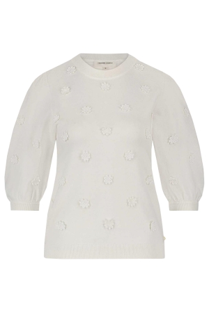 Fabienne Chapot Hilly Patch Pullover 1003 Cream White
