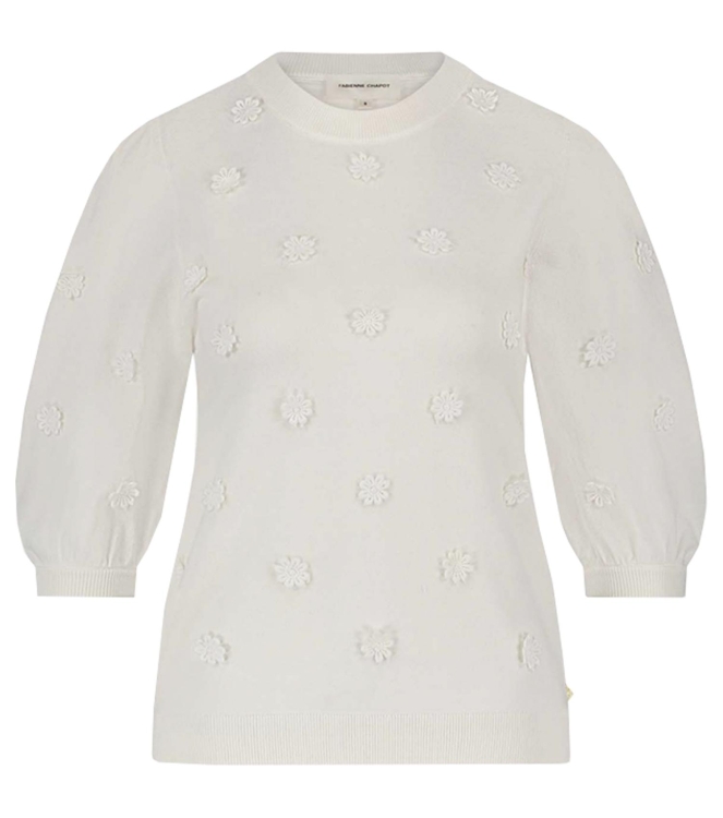 Fabienne Chapot Hilly Patch Pullover 1003 Cream White