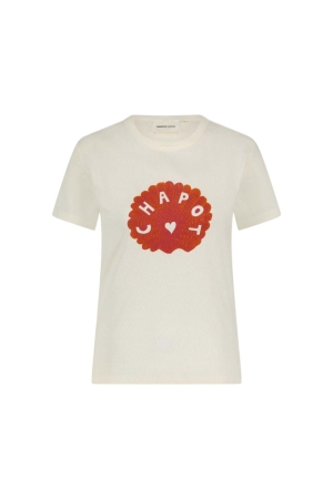 Fabienne Chapot Gwen T-shirt 0109 Cosy White/Coral