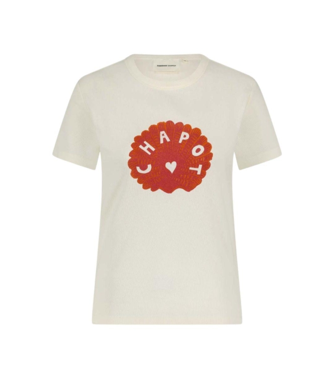 Fabienne Chapot Gwen T-shirt 0109 Cosy White/Coral