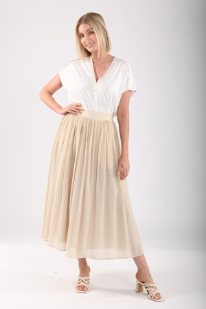 NUKUS Marta Skirt 9 Sand