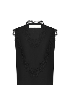 NUKUS Maya Top Embroidery 5 black