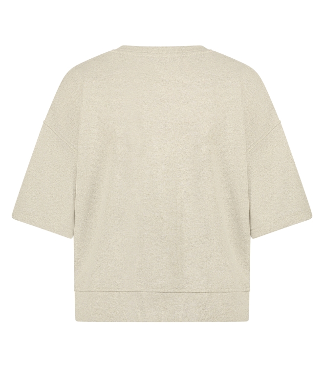 NUKUS Lotte Sweat Lurex 239 sand/gold