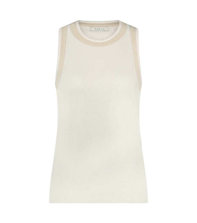 NUKUS Nice Singlet 126 offwhite/gold