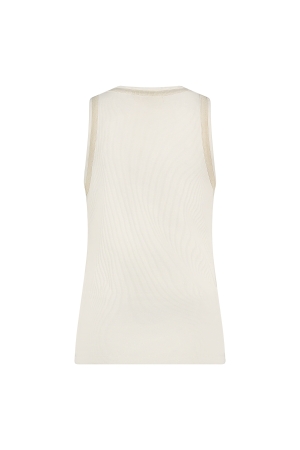 NUKUS Nice Singlet 126 offwhite/gold