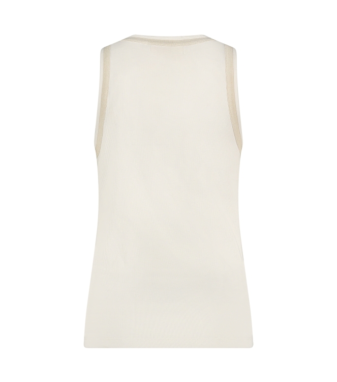 NUKUS Nice Singlet 126 offwhite/gold