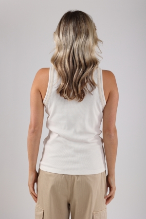 NUKUS Nice Singlet 126 offwhite/gold