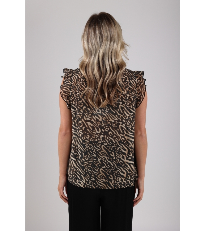 NUKUS Aurora Top 242 sand/black