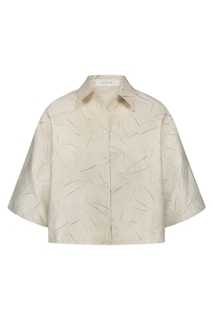 NUKUS Leena Blouse 126 offwhite/gold
