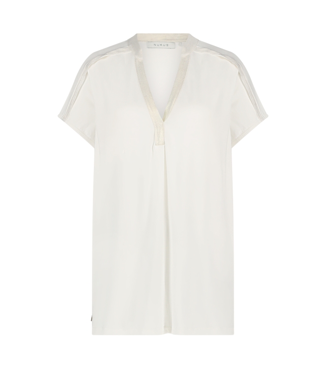 NUKUS Robin Top V-Neck 17 off white