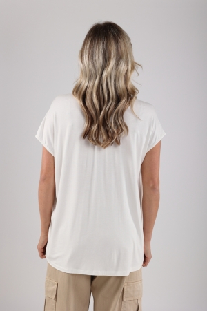 NUKUS Robin Top V-Neck 17 off white