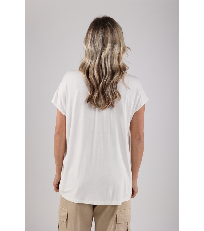 NUKUS Robin Top V-Neck 17 off white