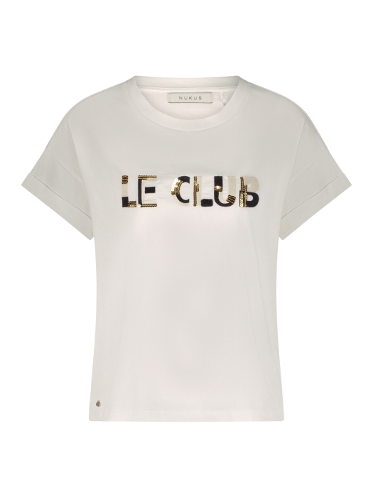 NUKUS Femke Shirt Le Club 114 offwhite/black