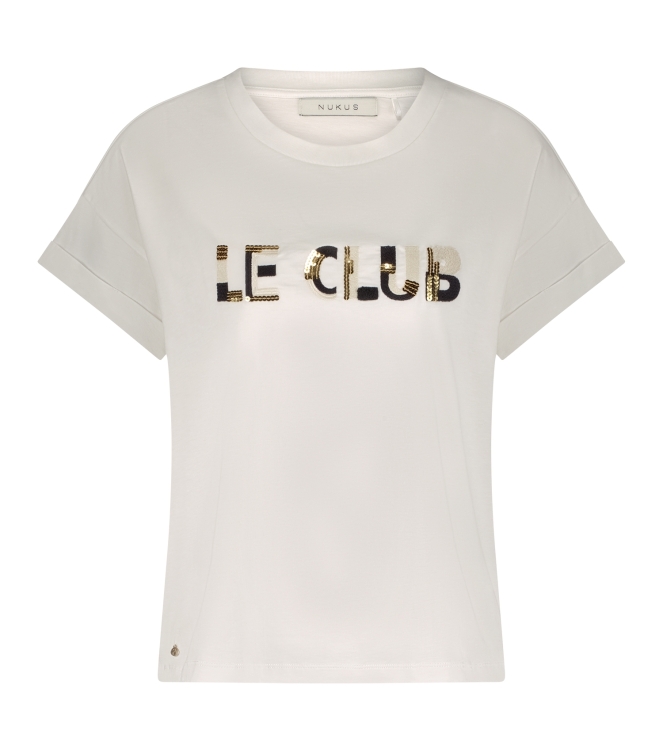 NUKUS Femke Shirt Le Club 114 offwhite/black