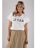 NUKUS Femke Shirt Le Club 114 offwhite/black