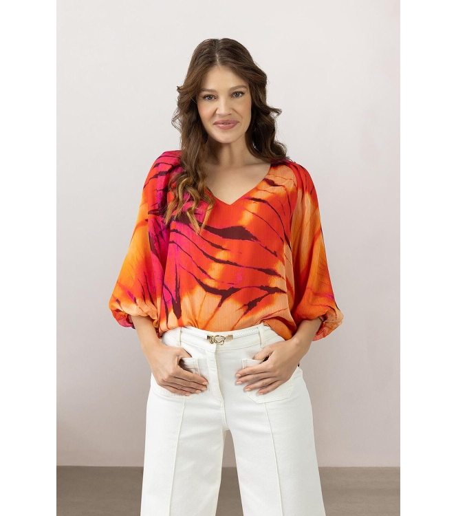 Label Dot Azra 770 fuchsia multi