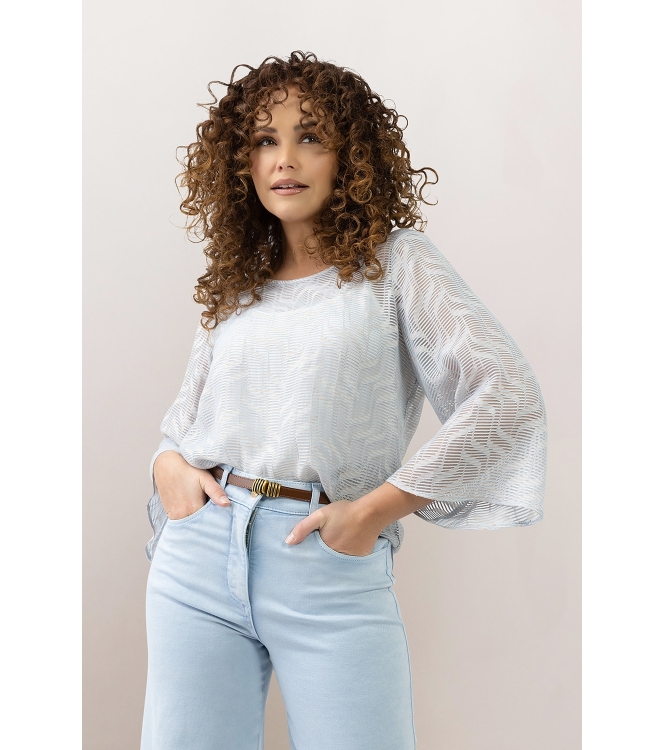 Label Dot Romee 628 blauw licht