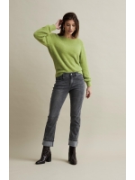 Red Button Kate grey denim & turnup Grey