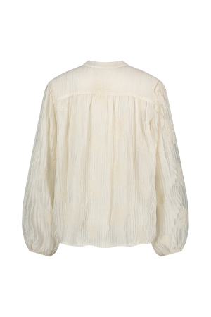 NUKUS Daan Blouse Embroidery 17 off white