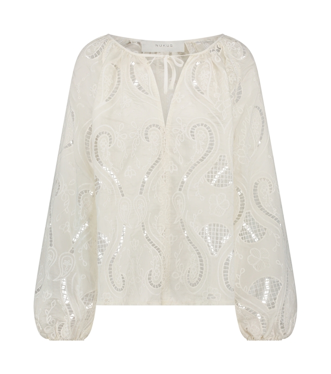 NUKUS Yoni Top Lace 17 off white