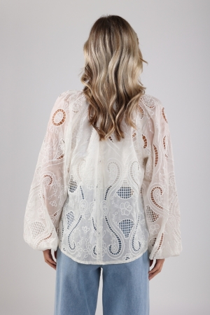 NUKUS Yoni Top Lace 17 off white