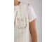 NUKUS Laure Gilet 208 offwhite/silver