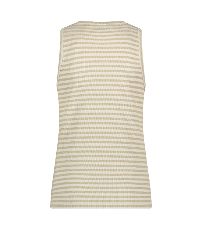 NUKUS Stefania Singlet Stripes 126 offwhite/gold
