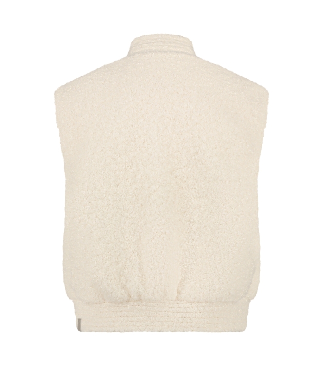 NUKUS Mia Gilet Boucle 17 off white