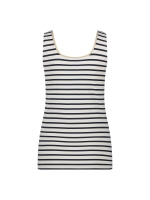 NUKUS Juba Singlet Stripe 219 offwhite/navy