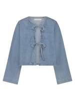 NUKUS Bowy Blouse 24 bleached denim