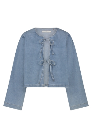 NUKUS Bowy Blouse 24 bleached denim