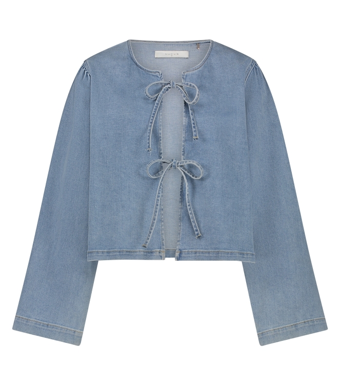 NUKUS Bowy Blouse 24 bleached denim
