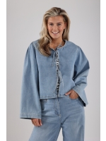 NUKUS Bowy Blouse 24 bleached denim