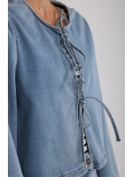 NUKUS Bowy Blouse 24 bleached denim