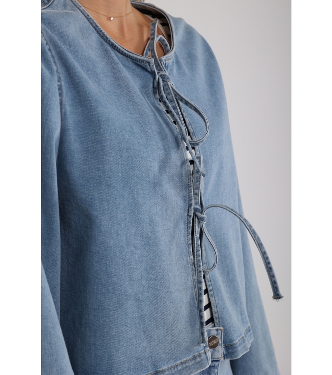 NUKUS Bowy Blouse 24 bleached denim