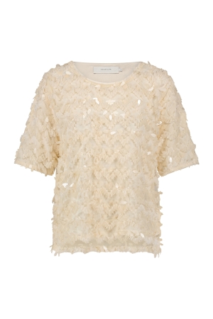 NUKUS Aria Top Lace 17 off white