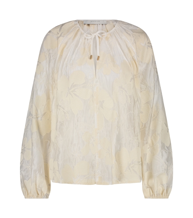 NUKUS Yoni Top Embroidery 56 off white